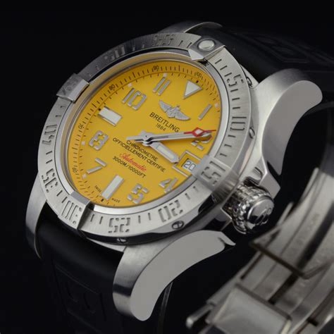 review breitling avenger ii seawolf|breitling avenger ii seawolf yellow.